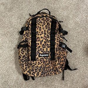 Authentic Supreme Cheetah Backpack !